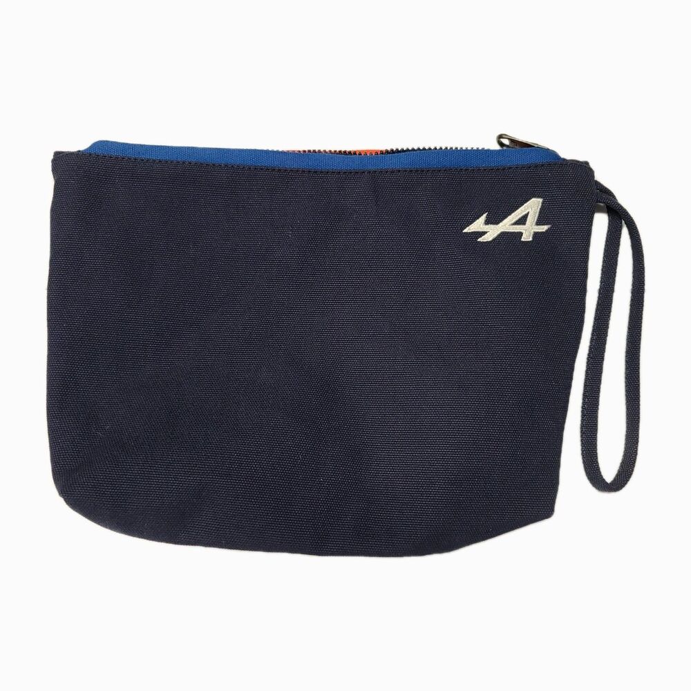 Robe Di Kappa Alpine Silverstone F1 Team 2023 Navy Zip Beauty Case